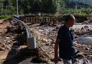 探访北京密云受灾村落